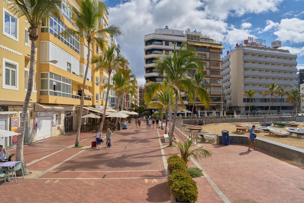 Mary Sanchez Beach Apartments ลาสปัลมาส เด กรานคานาเรีย ภายนอก รูปภาพ